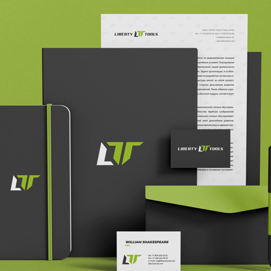 Фирменный стиль Liberty Tools